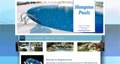 Desktop Screenshot of hamptonpools.com